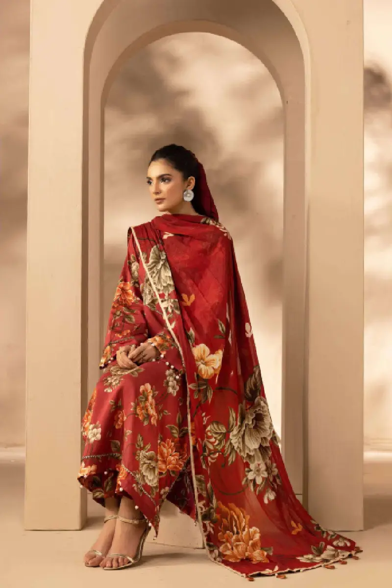 Bin Naeem Orchard 3 Piece Printed Lawn Suit