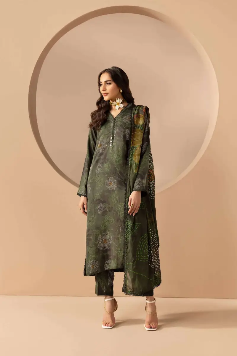 Bin Naeem Desert Bloom 3 Piece Printed Lawn Suit