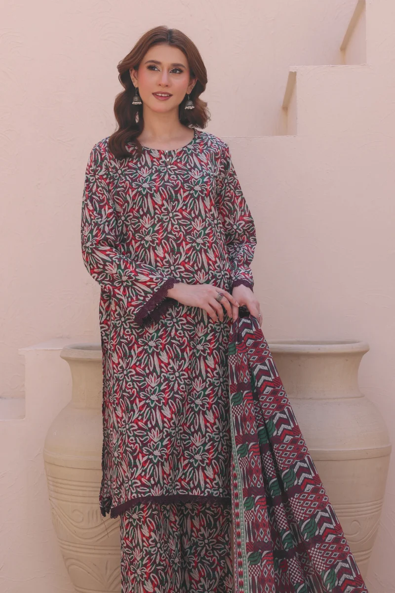 Bin Naeem Nura 3 Piece Digital Printed Lawn Suit