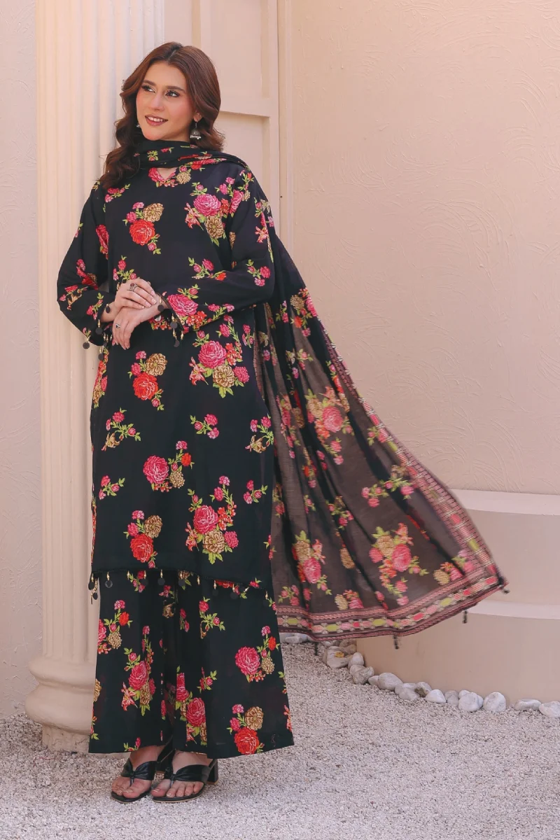 Bin Naeem Sienna 3 Piece Digital Printed Lawn Suit