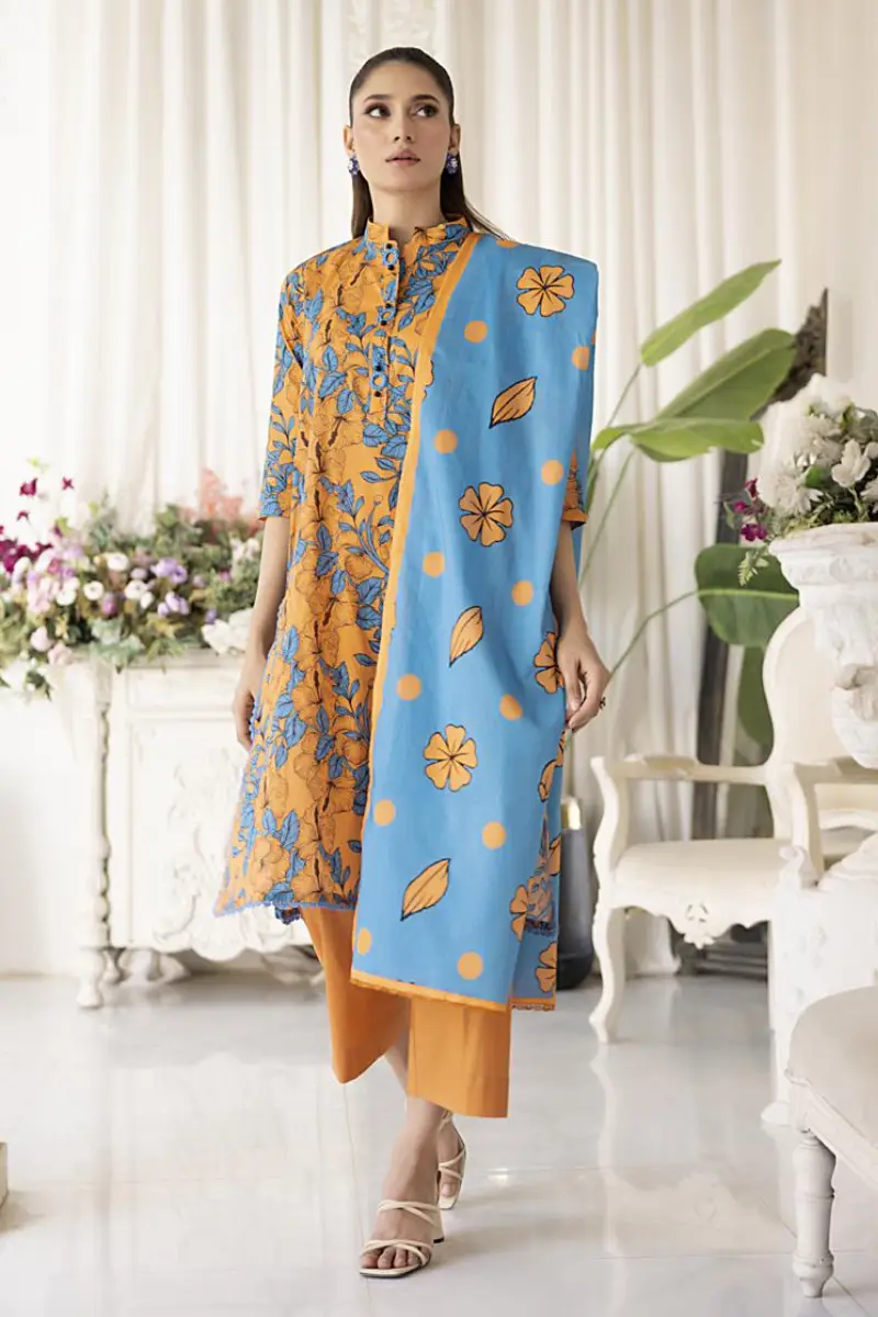 Salina 3 Piece Printed Lawn Suit