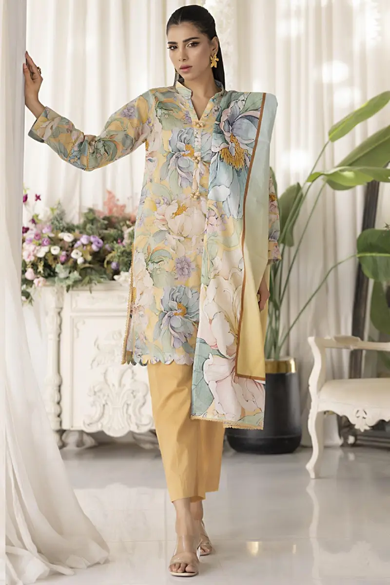 Salina 3 Piece Printed Lawn Suit